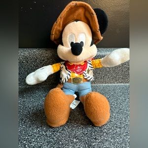 Authentic Disney Parks Toy Story Woody Mickey Mouse 11 inches